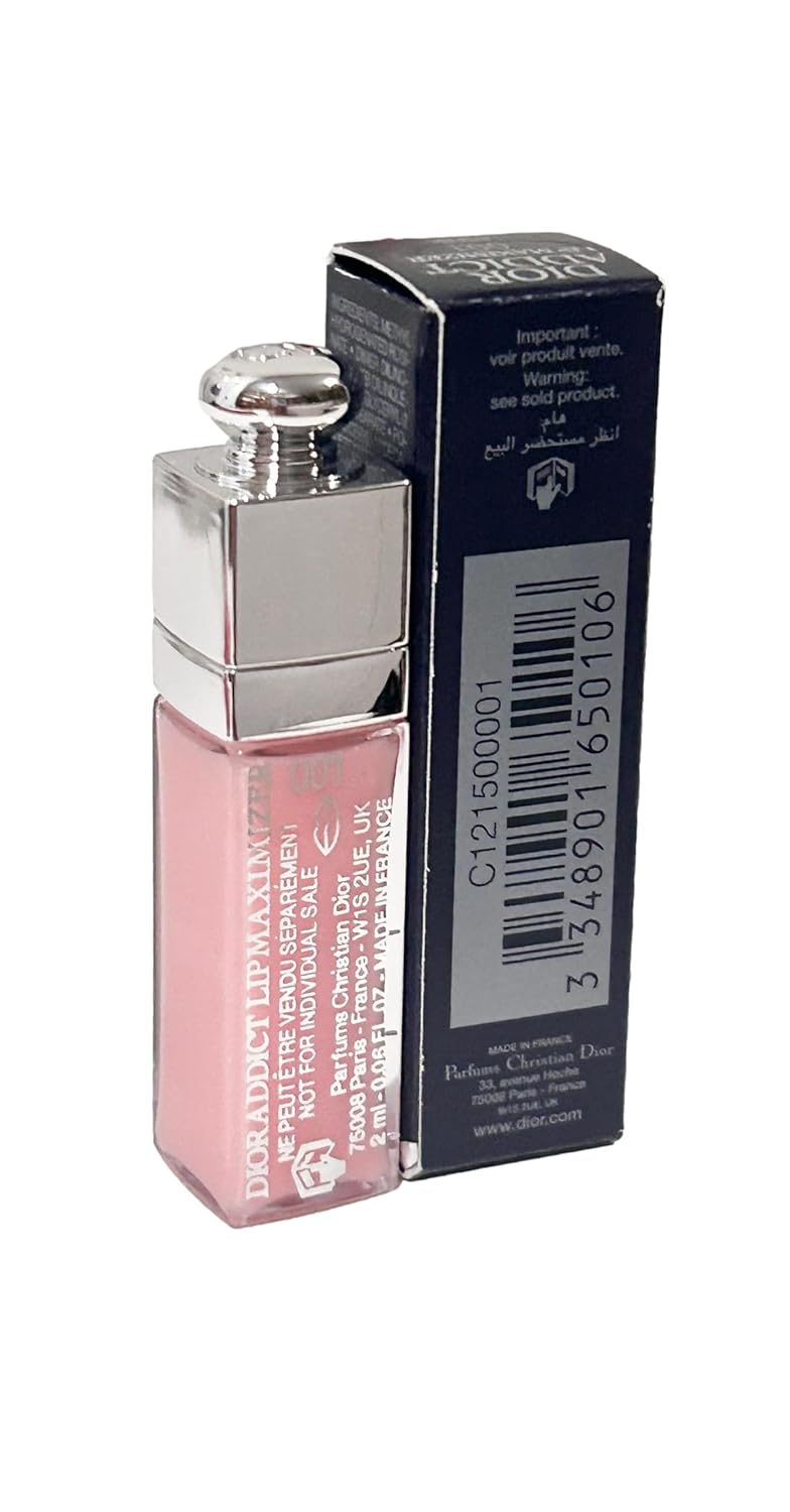 リッププランピンググロス #001 ピンク (ミニ/サンプル/トラベルサイズ) 2ml / 0.06液量オンス - (*非常に小さいサイズ) - 0106: 美容・パーソナルケア